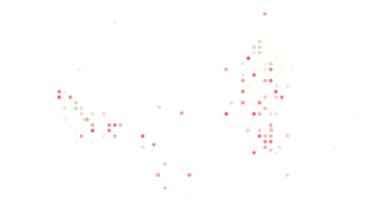 Digital Particle Map Animation of Wallis and Futuna