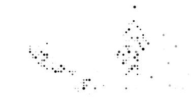 Creative Generative Dots Forming Wallis and Futuna Shape
