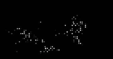 Digital Dots Building Silhouette of Wallis and Futuna Map