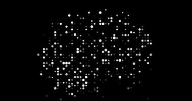 Inbound Circles Building Geographic Form of Macedonia in Digital Clip