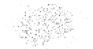 Abstract Circles Create Animated Map of Macedonia