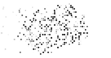 Data Driven Circles Forming Macedonia Silhouette in Generative Video