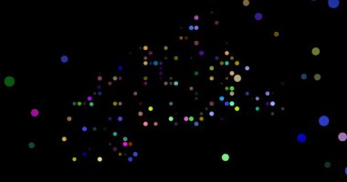 Dynamic Particle Animation Forming Map of Burkina Faso