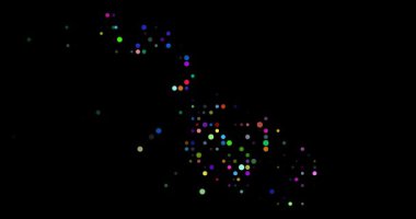 Corporate Digital Visualization of Malta Map Created by Circles