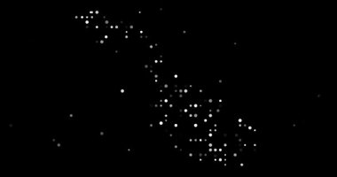 Abstract Dots Converge Forming Malta Outline