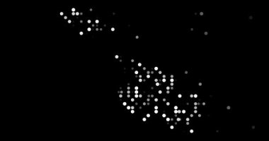 Education Focused Particles Forming Malta Country Outline