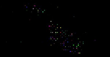 Digital Particle Trajectory Forming the Outline of Malta Video