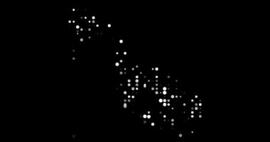 Flying Spheres Creating the Map Shape of Malta in Digital Video