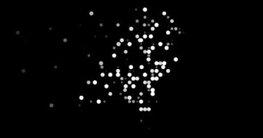 Motion Graphics Depicting Netherlands Map from Particles