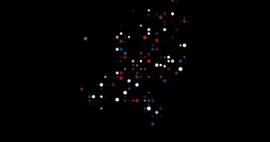 Animated Dots Forming Netherlands Map for Global Communication