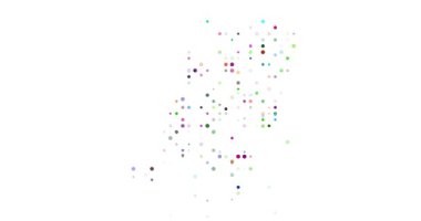 Dynamic Particle Map of Netherlands Forming in Motion