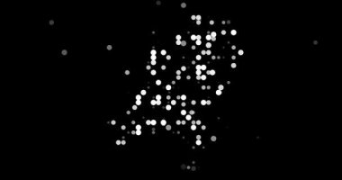 Data Visualization with Dots Forming Netherlands Map