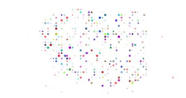 Visual Orbs Coalesce Creating Poland Country Formation