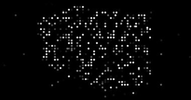 Animated Particle Silhouette of Poland Map Formation