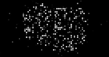 Motion Dots Assemble Shaping Poland Silhouette Map