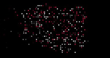 Kinetic Particles Converging to Build Poland Map Shape