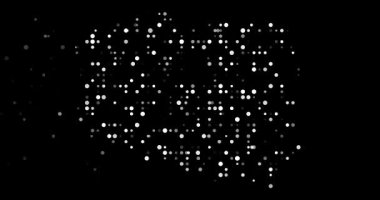 Animated Particle Silhouette of Poland Map Formation