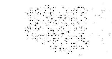 Flowing Particle Network Forms the Map of Poland