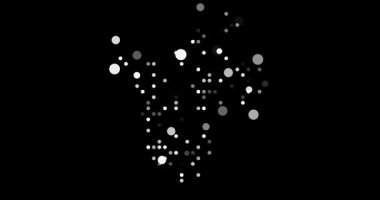 Clean Minimal Falling Circles Form the Burundi Country Shape