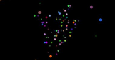 Canlandırılmış Veri Parçacıkları Burundi Şeklini Oluştur