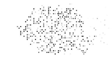 Romanya Haritası Oluşturan Noktaların Akış Animasyonu