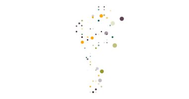 Düşen Çemberler Hareket halindeki Benin Haritasını Oluştur