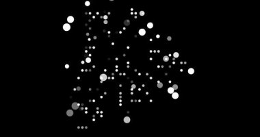 Botswana Ülke Haritası Oluşturan Hareketli Noktalar Ağı