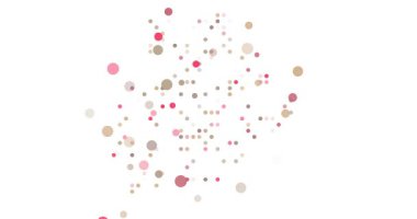 Hareket Grafikleri Noktalar Botswana Ülke Haritası İnşa Ediyor