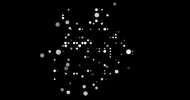 Üretici Sanat Parçacıkları Botswana Silueti Oluştur