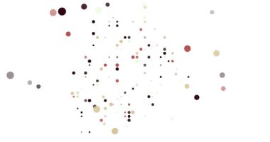 Botswana Harita Parçacıklarıyla Küresel İletişim Canlandırması