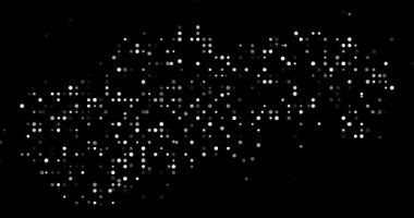 Animasyon Noktaları Slovakya Haritasını Birleştir