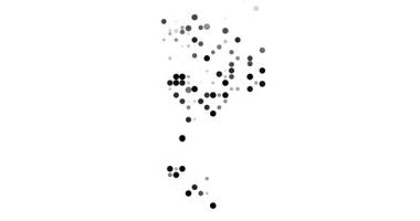 Thailand Country Silhouette With Circle Animation