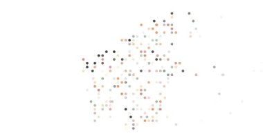 Dijital Çemberler Birleşiyor San Marino Harita Birleşmesi