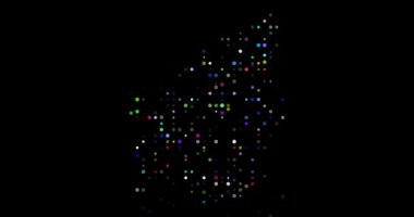 Technology Particle Formation of San Marino Map