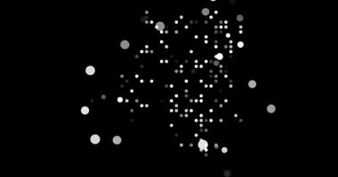 Düşen Hareket Çemberleri Demokratik Cumhuriyet Kongo Haritası Silueti Oluşturdu