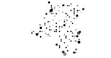 Demokratik Kongo Cumhuriyeti 'nde Kinetik Parçacık Akışı Ülke Silüeti Videosu