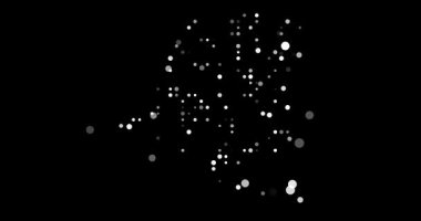 Kinetik Düşen Parçacıklar Kongo Bölgesi Demokratik Cumhuriyeti 'nin Taslak Haritasını Oluşturuyor