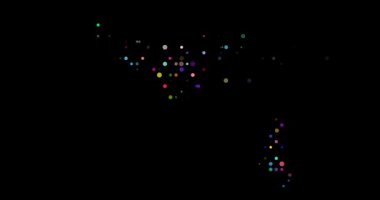 Animasyon Noktaları Tonga Haritasını Birleştirin