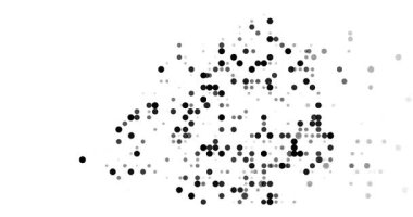 Hareket Noktaları Vatikan Şehri Siluet Haritasını Birleştirin