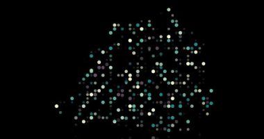 Hareket Noktaları Vatikan Şehri Siluet Haritasını Birleştirin