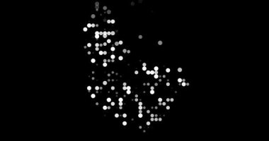 Şekil Barbados Siluetine Uçan Kinetik Küreler