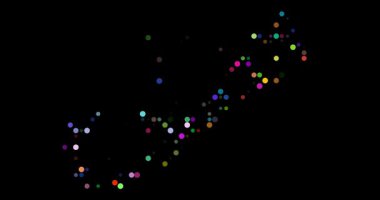 Görsel Parçacıklar Uçuyor Bermuda Ülke Silüeti Şekillendiriyor