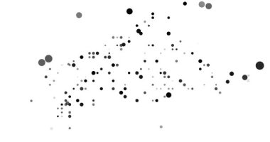 Orta Afrika Cumhuriyeti Harita Parçacıklarıyla Küresel İletişim Animasyonu
