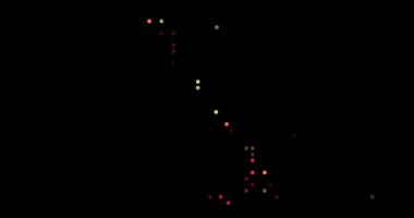 Bahamalar Haritasının Dijital Parçacık Animasyonu