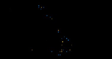 Canlandırılmış Küreler Bahama Şekil Taslağı Oluşturmak İçin Birleşti