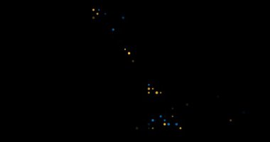 Bahama Haritası Oluşturmak İçin Birleşen Soyut Noktalar