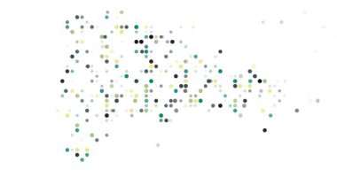 Dominik Cumhuriyeti haritasını oluşturan Akan Çemberler