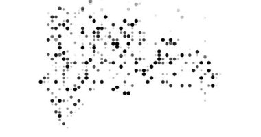 Dominik Cumhuriyeti haritasını oluşturan Akan Çemberler