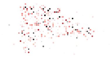 Dominik Cumhuriyeti haritasını oluşturan Akan Çemberler