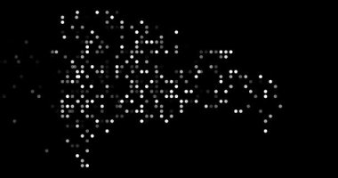 Dominik Cumhuriyeti haritasını oluşturan Akan Çemberler